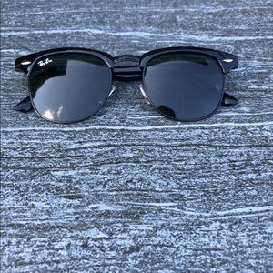 Club-masters all black sunglasses